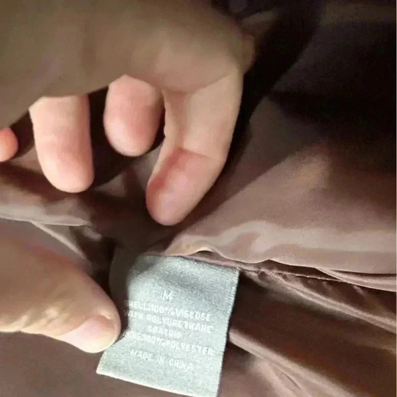 Bagatelle brown faux leather jacket medium - Picture 5 of 6